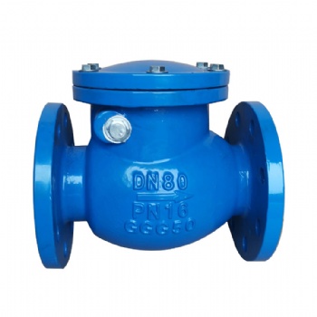 Flanged Type Water Check Valve Ductile Iron Swing Check Valve PN16