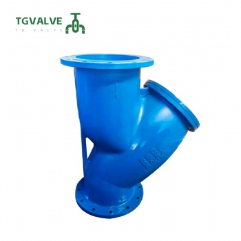 Ductile iron DIN F1 water y type strainer