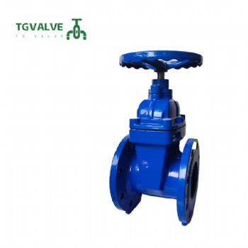 DIN F4 standard double cover  soft sealing gate valve